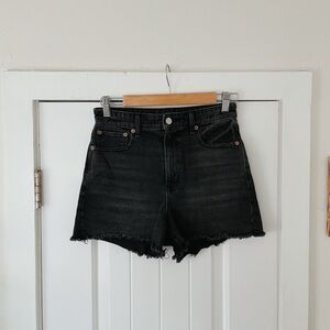 Classic Black Denim Women's Shorts